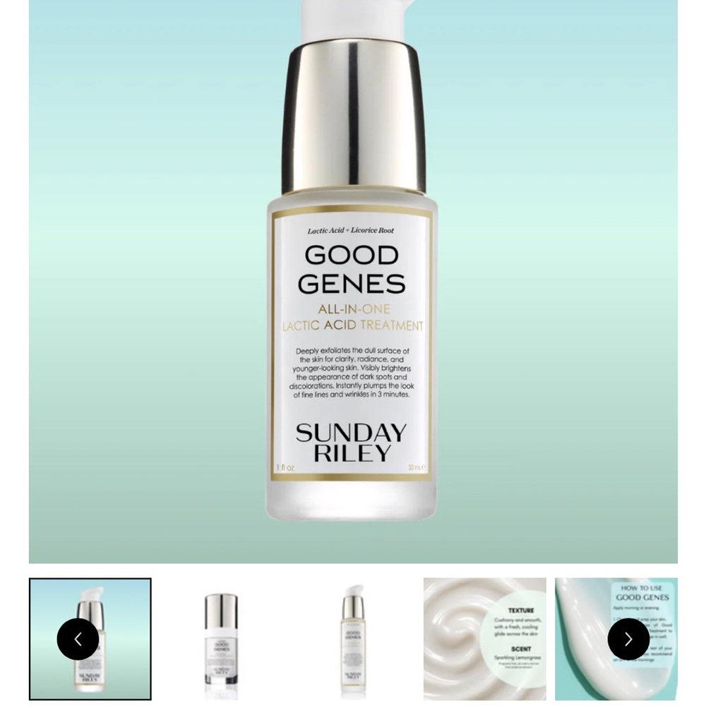 ***Sunday Riley Good Genes Lactic Acid Treatment 30ml - Picture 4 of 7
